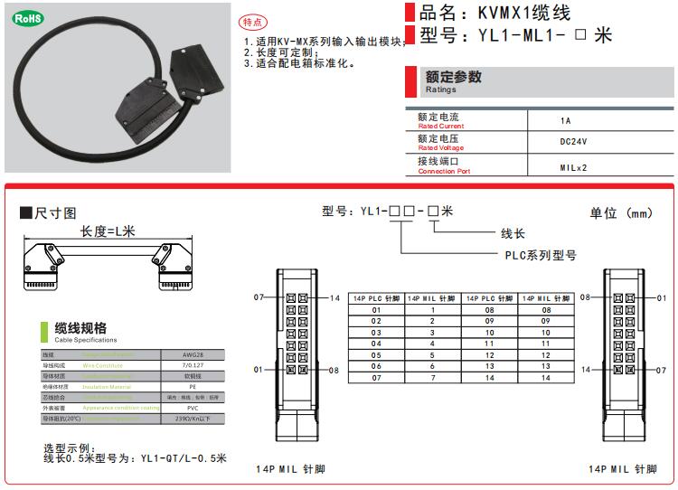 KEYENCE基恩士KVMX1纜線