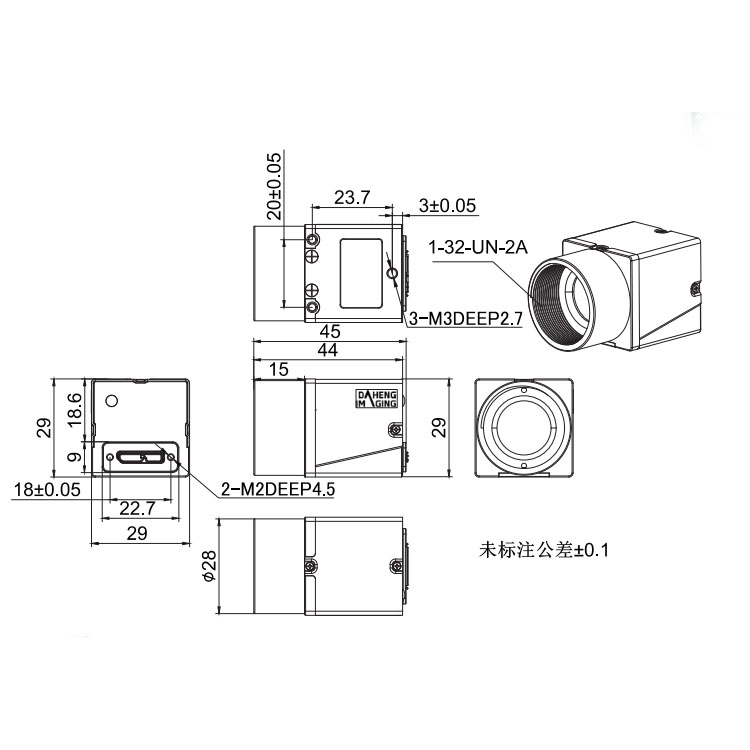 MER-051-120U3M/C相機