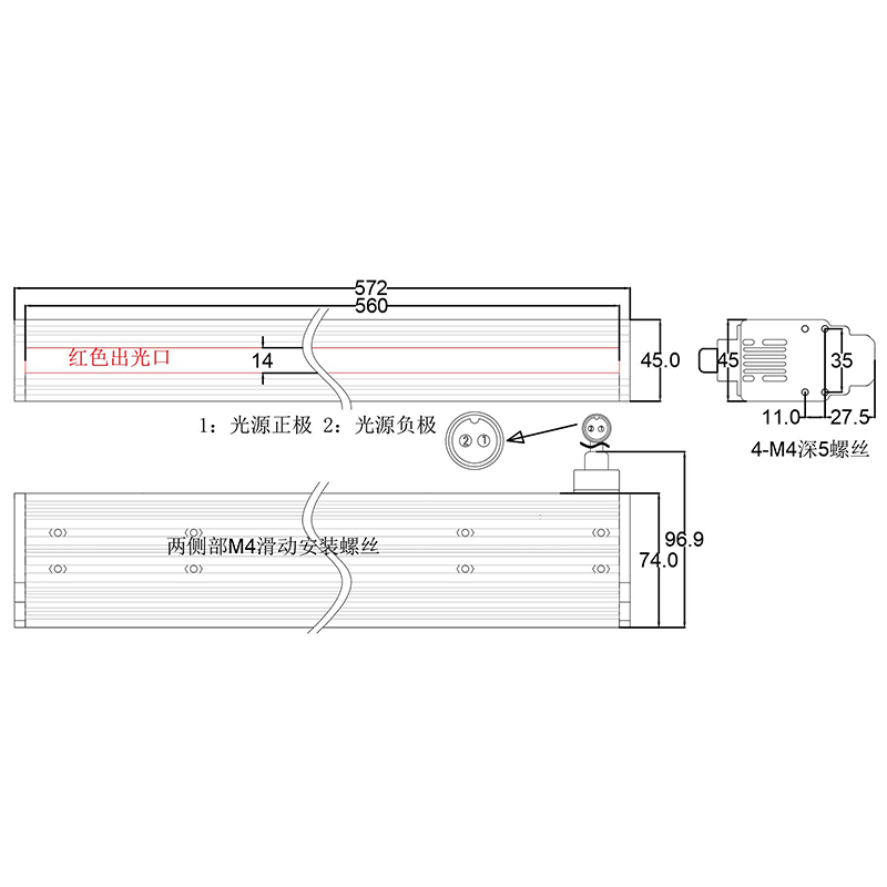 線掃相機光源