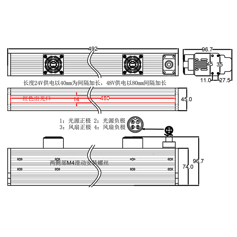  FH-LINE480H高亮線光源